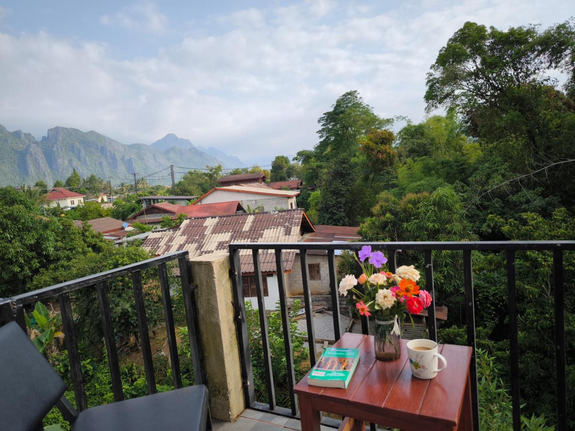Dok Champa Resort Vang Vieng Exterior photo